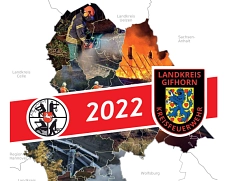 Titelblatt des Jahrbuchs 2023 der Kreisfeuerwehr