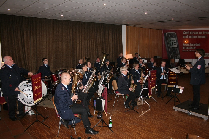 JHV Barwedel 2023_3 Musikalische Begleitung durch den Feuerwehrmusikzug