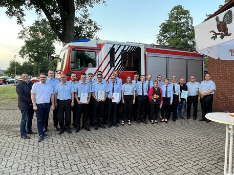 Ernannte, Geehrte und Beförderte Freiwilligen Feuerwehr Jembke