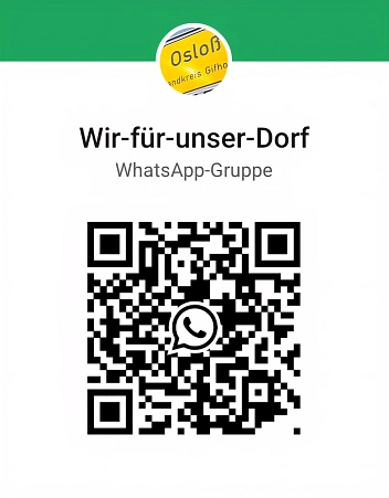 QR-Code WhatsApp-Kanal Wir für unser Dorf QR-Code für den WhatsApp-Kanal von "Wir für unser Dorf" © n.n.
