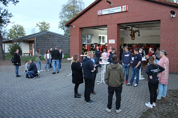 Bei angeregten Gesprächen klang der Abend erst sehr spät aus