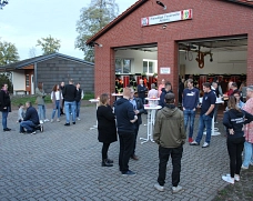 Bei angeregten Gesprächen klang der Abend erst sehr spät aus